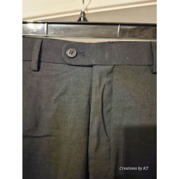 Perry Ellis Portfolio Slim Fit Black Dress Pant Slacks W38 x L30 NWOT - Picture 6 of 9
